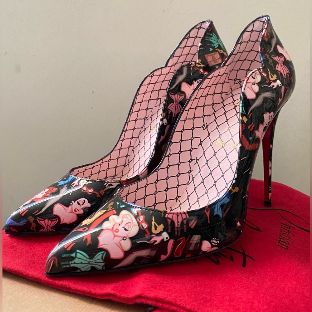 New Christian Louboutin “Hot Chick” 100 pump part of Dr. Bored collaboration